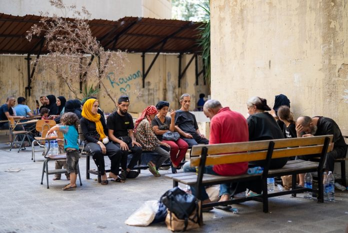Moments captured at the Lebanese University in Beirut on Saturday, 28 September 2024. Photo Credit: Fouad Choufany.
